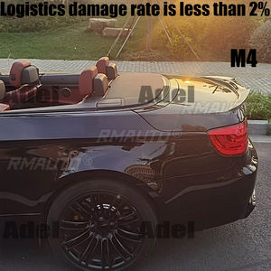 Aileron de toit en fibre de carbone style M4 MP PSM pour BMW Série 3 E93, kit d'aileron de coffre - Product Image 2