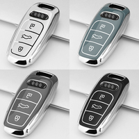 Prix de gros DM, coque de clé à rabat en TPU à 3 boutons, étui pour clé de voiture pour Audi A6 A7 A8 E-tron Q5 Q7 Q8 C8 D5, porte-clés protecteur