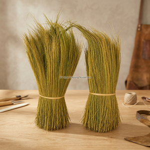 Brosse en herbe naturelle, poils moyens, écologique, durable, pour nettoyage extérieur, style basique, 10-19 pouces - Product Image 2