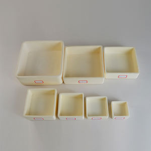 بوتقة سيراميك ألومينا مستطيلة عالية النقاء للتحليل الحراري، 997 <span class=keywords><strong>99</strong></span> <span class=keywords><strong>Al2O3</strong></span>، صلابة جيدة - Product Image 5