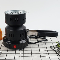 Nouveau design, mini réchaud carré portable 500W, brûleur à charbon pour chicha, allume-charbon électrique avec prise Europe & Amérique