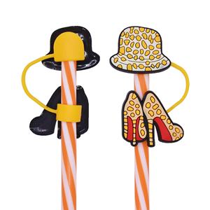 ฝาปิดแก้วพีวีซีนุ่มลายการ์ตูนแบบใหม่พร้อมโลโก้สั่งทำ ขนาด 10 มม. เป็นมิตรกับสิ่งแวดล้อม สำหรับตกแต่งงานปาร์ตี้ พร้อมอุปกรณ์เสริมสำหรับตกแต่งแก้ว - Product Image 3