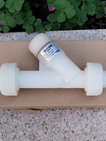 Filtro tipo Y de Material UPVC/CPVC transparente para bomba dosificadora Equipo de limpieza de plástico Filtro de agua PVDF Filtro de membrana PVDF