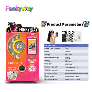 Impresora UV de Autoservicio Funkyplay de Alta Calidad, Máquina de Impresión de Carcasas de Teléfono DIY, Máquina Expendedora de Impresión de Carcasas de Teléfono Móvil - Product Image 5