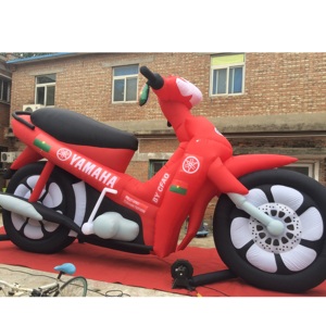 Hot Sale Customized PVC <b>Inflatable</b> Motorcycle Model Custom Cartoon 300 Custom <b>Inflatable</b> Motorcycle for Outdoor Play and - Product Image 5