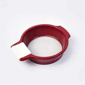 Tamis à farine en plastique 60 mailles, outil de pâtisserie fin, tamis rond manuel de cuisine - Product Image 1