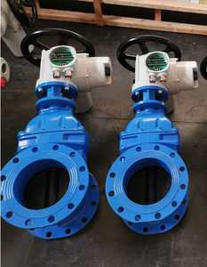 Actionneur électrique motorisé 380V Vanne Papillon <span class=keywords><strong>Vannes</strong></span> à bride - Product Image 4