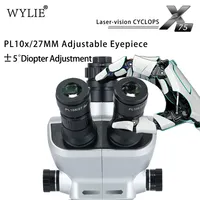 Microscope stéréoscopique trinoculaire WYLIE X75, zoom continu 0,75-7,5X, adaptateur 0,4X, éclairage annulaire LED pour réparation de cartes de circuits imprimés de téléphones