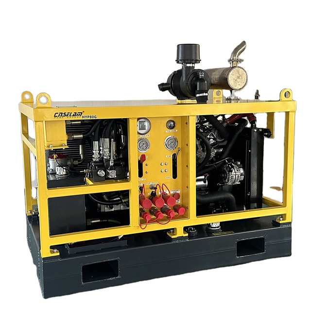 High-end OEM 80HP Open Framework Hydraulic Power Pack for Emergency Rescue
