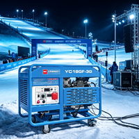 Générateur d'électricité silencieux à essence Yuchai 15/18KW avec onduleur, puissance maximale 17/20KW, groupe électrogène portable YC18GF-3G