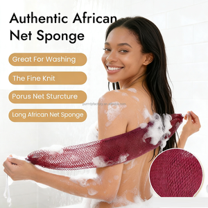 Spugna Africana con Logo Personalizzato per Tutti i Tipi di Pelle, Esfoliante Reale Africano per Bagno e Doccia - Product Image 4