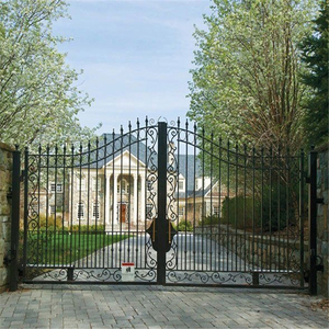 La plus récente porte en fer forgé en gros seconde main portes en fer forgé extérieur garde-corps en fer forgé - Product Image 4