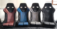 Sièges de course à soutien latéral complet de style RECARO, sièges sport universels adaptés à tous les véhicules, pièces de conduite confortables