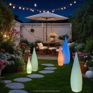 Nhà Máy Bán Buôn Thiết Kế Mới Biểu Tượng Tùy Chỉnh Xô Đá Với Tai Tầng Thường vụ Nhựa Ánh Sáng Giọt Nước Trang Trí Năng Lượng Mặt Trời Ánh Sáng - Product Image 6