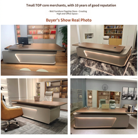 Meubles de bureau commerciaux Bureau de direction Bureau de direction moderne Bureau de direction en forme de L Bureau de direction modulaire Bureau de direction de luxe