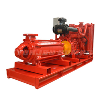 Pompa Air sentrifugal 10 inci, mesin Diesel, berpendingin Air 40-300mm 380V sabuk Drive ZHECN; Pompa produk