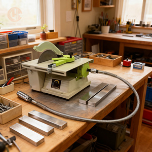 ماكينة قص وتلميع الأحجار الكريمة المصغرة عالية الجودة 220 فولت، أدوات نقش المعادن مع مغزل وقاطعة آلات التوجيه - Product Image 2