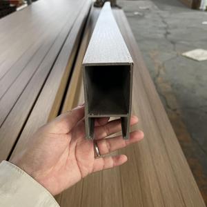 Panneau de <span class=keywords><strong>corniche</strong></span> suspendu en fibre de bois, <span class=keywords><strong>faux</strong></span> <span class=keywords><strong>plafond</strong></span> en bois PVC WPC pour le <span class=keywords><strong>plafond</strong></span> WPC - Product Image 5