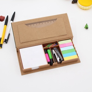Tùy Chỉnh In Ấn Sinh Thái Memo Pad Bài Sticky Note Holder Với Pen Set Bán Buôn - Product Image 3