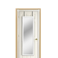 Mode moderne, forme rectangulaire, cadre métallique, miroir sur pied sans poinçon, feuille de verre suspendue au mur pour décoration de mariage
