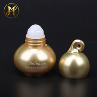 Flacons roll-on en plastique PETG de 40 ml avec bille roulante en acier PP pour crème pour le visage, parfum et huile essentielle - Service de marque privée