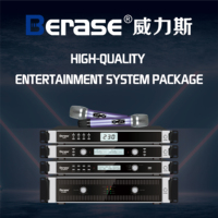 Juego de sistema de karaoke de audio profesional con altavoz de escenario para equipos de sonido de fiesta para fiestas y escenarios