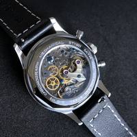 Montre digitale surveillance des yeux de Panda, vente en gros, haute qualité, 3atm, st1901, chronographe, mouvement mécanique, 1963