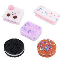 Nouveaux jouets anti-stress pour enfants, robots Emo à presser, en forme de biscuits Oreo et de soda, couleurs variées