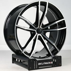 Rines Deportivos Forjados de Aleación Bku de 5 Orificios para <span class=keywords><strong>BMW</strong></span> F30 F10 E90 E92 <span class=keywords><strong>E46</strong></span> F20 de <span class=keywords><strong>18</strong></span> 19 20 Pulgadas 8J 9J 5x120 - Product Image 6