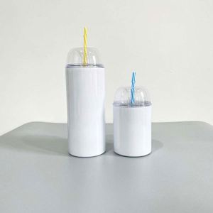 Snow Globe Dome Lid Tumbler 12oz 24oz Blank Sublimation DIY Craft Tumbler with Straw for <b>Kids</b> Gift Making - Product Image 3