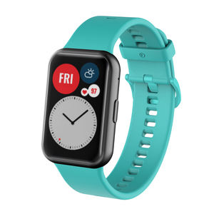 Nuovo arrivo Eraysun <span class=keywords><strong>cinturino</strong></span> in Silicone colorato con fibbia colorata <span class=keywords><strong>cinturino</strong></span> per orologio <span class=keywords><strong>Huawei</strong></span> Fit - Product Image 3