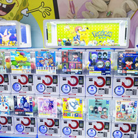 Machine de jeu d'arcade Gacha Gachapon 4-en-1 d'intérieur, distributeur de capsules à monnayeur