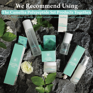 Juego de cuidado de la piel de péptido de Camelia a base de hierbas, juego de reparación calmante hidratante nutritivo profundo OEM ODM - Product Image 6