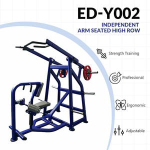 Máquina de Ejercicios de Fuerza para Gimnasio Comercial, Máquina de Remo Sentado con Carga, Máquina de Polea Alta - Product Image 2