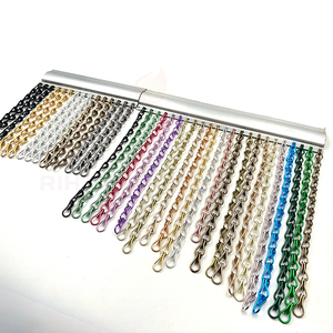 Rideau en <span class=keywords><strong>maille</strong></span> métallique moderne en aluminium pour la décoration intérieure des restaurants, cafés, hôtels et centres commerciaux - Product Image 1