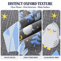 Impression numérique personnalisée, tissu Oxford 600D en PU imperméable, 100% polyester, pour sacs fourre-tout, sacs à dos