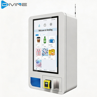 Máquina Expendedora Inteligente de Pared con Diseño de Adhesivos Personalizados, para Artículos Pequeños, con 5 Filas Estándar, 3 Columnas, Capacidad de 75-220 Piezas