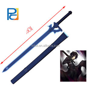 ดาบคอสเพลย์105ซม. ศิลปะพ่นสีไม้ไผ่ยาวและใบมีดพลาสติกศิลปะออนไลน์ Kazuto kirigaya Kirito - Product Image 2