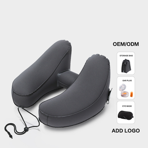 Tùy Chỉnh Cao Cấp Tpu Thân Thiện Với Môi Hãng Hàng Không Inflable H-Hình <span class=keywords><strong>Inflatable</strong></span> Du Lịch Cổ Gối Cho Quà Tặng Chào Đón - Product Image 1