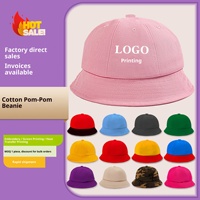 Topi Ember Sekolah Dasar Buatan Khusus Chibi Maruko-Chan Gaya Jepang Warna Kuning untuk Anak TK, Topi Lucu dengan Tulisan Cetak