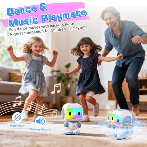 <span class=keywords><strong>2</strong></span>.4G智能遥控编程机器人玩具可充电智能遥控录音跳舞机器人带发光二极管脸和音乐 - Product Image 6