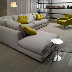 EU Lounge Sectional Furniture Couch Living Room L Shape <b>Set</b> Design Fabric Wholesale Customization Nordic Modern Home Furniture - Product Image 2