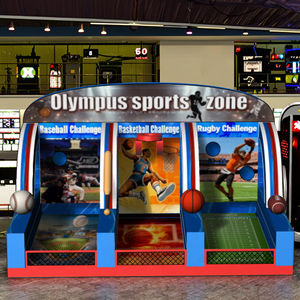 Permainan Tembak-tembakan Tiup 4 in 1 Zona Olahraga untuk Dijual, Permainan Tantangan Luar Ruangan Baseball Basket Sepak Bola Tiup - Product Image 5