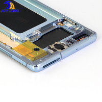 Remplacement pour Samsung Galaxy S10 Plus Assemblage d'écran OLED avec cadre avec empreinte digitale pour la réparation de téléphone