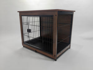 Fabrika büyük köpek kafesi nefes ahşap demir çelik evcil hayvan kulubesi kare köpek kasalar köpek kafesi - Product Image 2