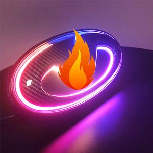 ไฟสัญลักษณ์ LED กระจังหน้าคาร์บอนไ<span class=keywords><strong>ฟ</strong></span>เบอร์  แบบแ<span class=keywords><strong>ฟ</strong></span><span class=keywords><strong>ล</strong></span><span class=keywords><strong>ช</strong></span>ห<span class=keywords><strong>ล</strong></span>ายสี RGB ควบคุมผ่านแอพ สำหรับอินฟินิตี้ ปี 2014-2024 - Product Image 3