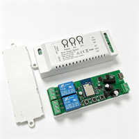 Interrupteur intelligent Tuya 2 canaux Wifi 7-32V pour moteur marche/arrêt, module relais 2 canaux DC 12V 24V 32V 110V 220V, commande vocale Alexa