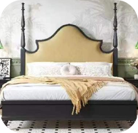 Offre Spéciale : Lit Double en Bois Massif au Design Épuré, Trois Options de Structure, Rangement Intégré, Couleur Personnalisable – Mobilier de Chambre pour Hôtels