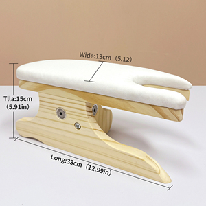 Planche <span class=keywords><strong>à</strong></span> <span class=keywords><strong>repasser</strong></span> de haute qualité pour studio <span class=keywords><strong>à</strong></span> domicile avec base en bois miniature, revêtement en tissu et rembourrage en <span class=keywords><strong>mousse</strong></span> pour plus de confort - Product Image 4