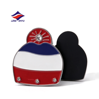 Aimant de réfrigérateur personnalisé Longzhiyu, 20 ans d'expérience, logo personnalisé, dessin animé mignon, métal émaillé, souvenirs touristiques, autocollant personnalisé